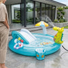 Crocodile Play Center Inflatable Spray Slide