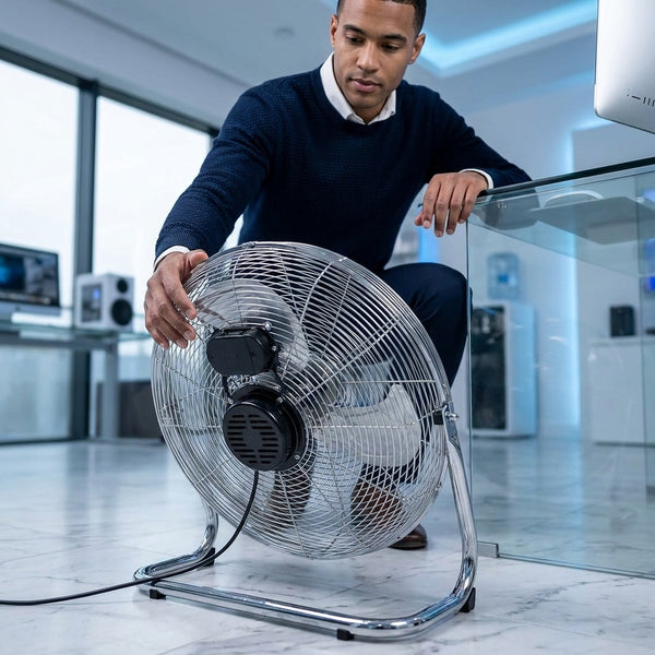 Adjustable Angles Energy Saving Heavy Duty Industrial Floor Fan