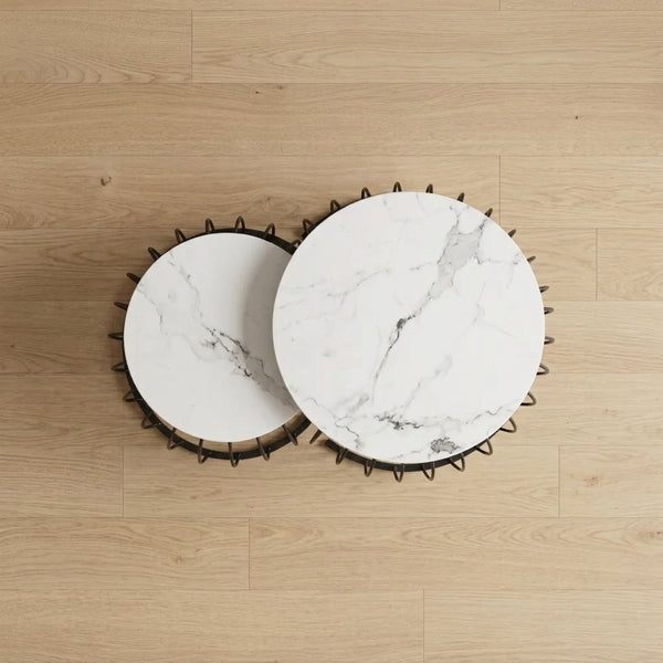 Modern Luxury Round Coffee Tea Table
