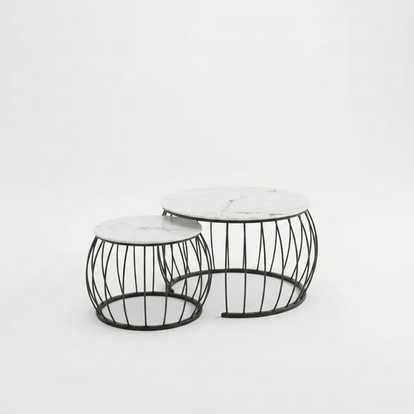 Modern Luxury Round Coffee Tea Table