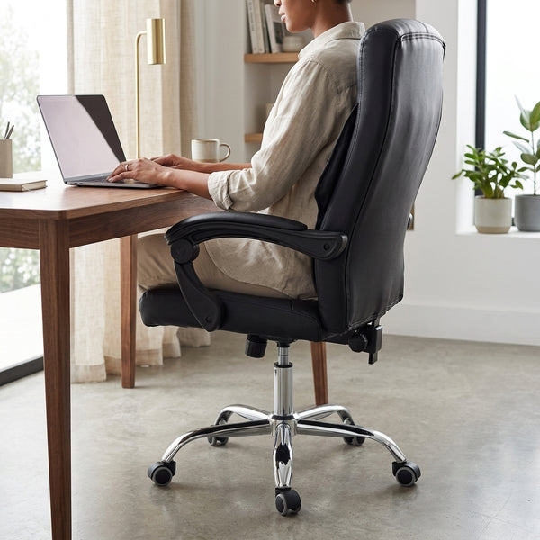 High-Back Reclining Boss Ergonomic Office Chair
