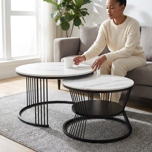 Modern Black Coffee Table - A Chic Centerpiece for Your Home