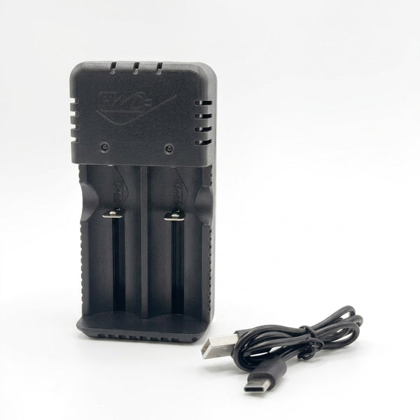 Dual Slot USB Battery Charger - Fast & Convenient Power