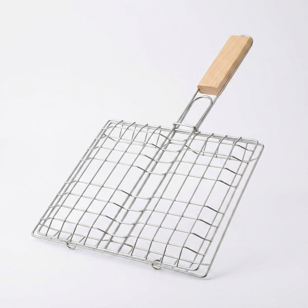 Large Stainless Steel Barbecue Grilling Basket