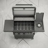 Freestanding Outdoor Gas BBQ with Viewing Glass and Side Burner