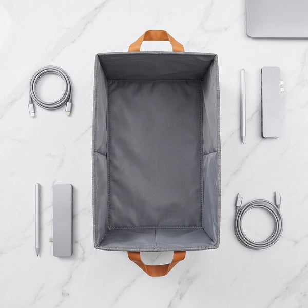 Collapsible Fabric Storage Basket
