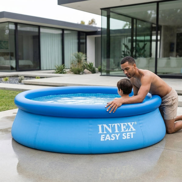 2m Round Inflatable Above Ground Portable Outdoor Family Swimming Pool