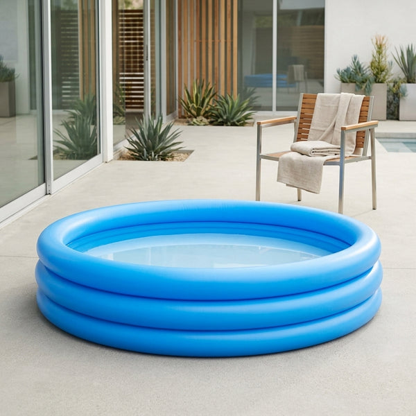 Crystal Blue Inflatable Kids Pool