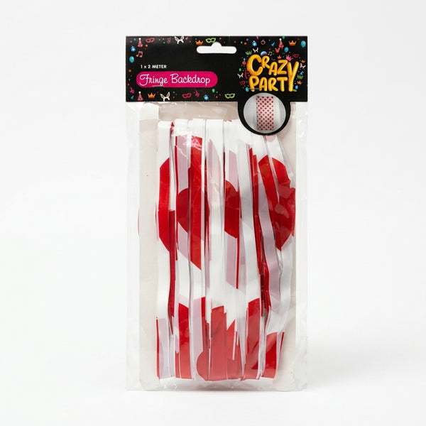 Romantic Heart Party Curtain for Events
