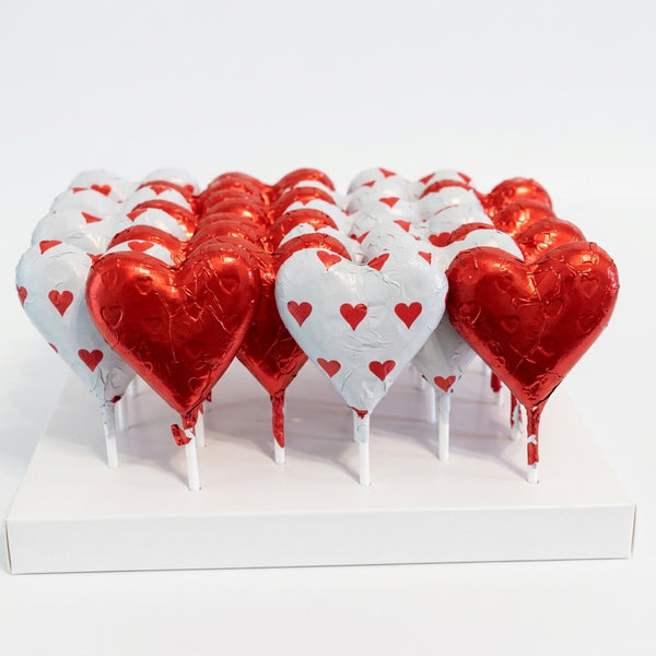 Sweet Heart Tutu Lollipops (Foil Wrapped)
