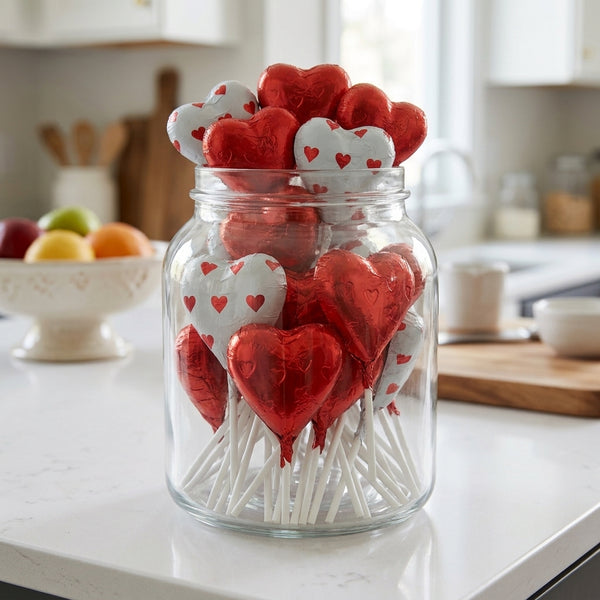 Sweet Heart Tutu Lollipops (Foil Wrapped)