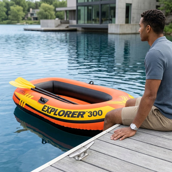 3 Person Inflatable Boat Set