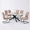 7 Pieces Artistic Dining Room Set