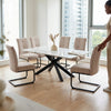 7 Pieces Artistic Dining Room Set