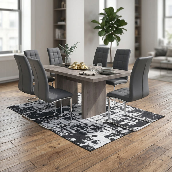 Dark Theme Dining Room Set for Gatherings