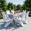 7 Piece Modern Dining Table Set