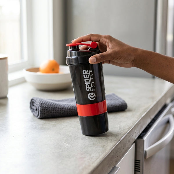 500ml BPA-Free Fitness Shaker Bottle – Gym Drink Cup
