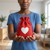 Charming Heart‑Design Gift Bag
