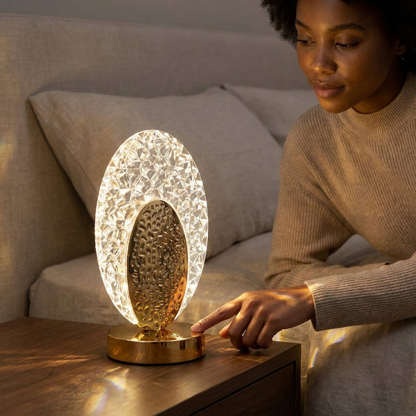 LED Plug-In Acrylic Table Lamp