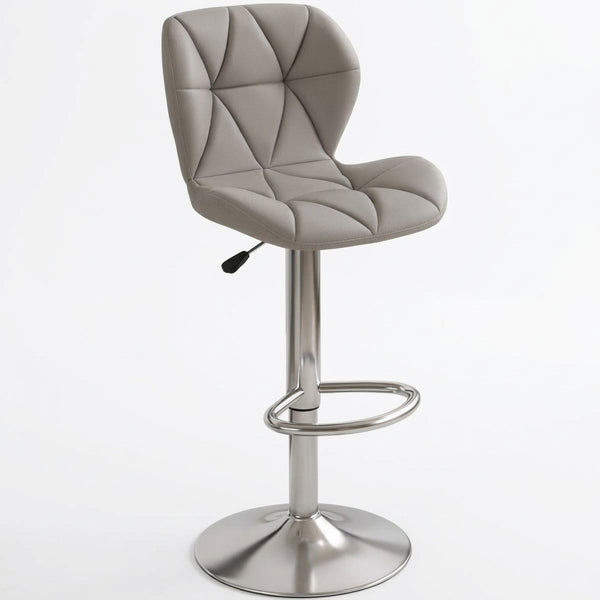 Triangle Panel Swivel Bar Stool