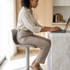 Mid-Back Bar Stool Chair for Home/Office