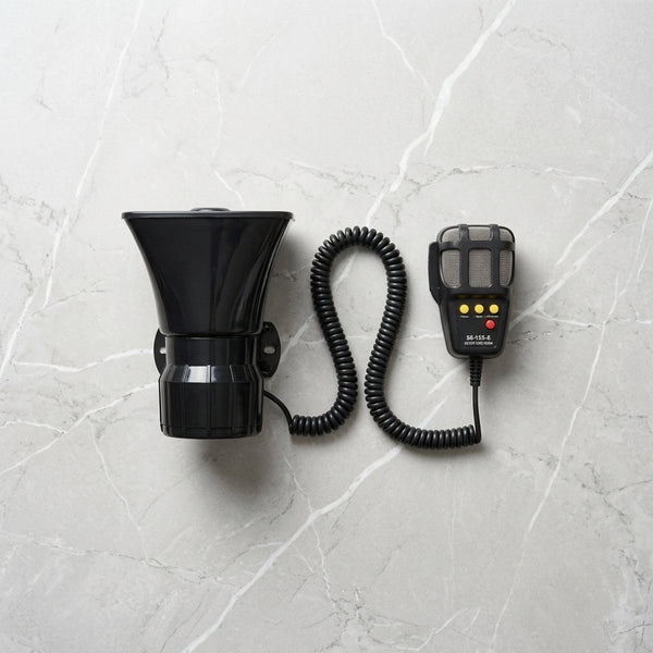 12V Loud Car Siren with PA Microphone