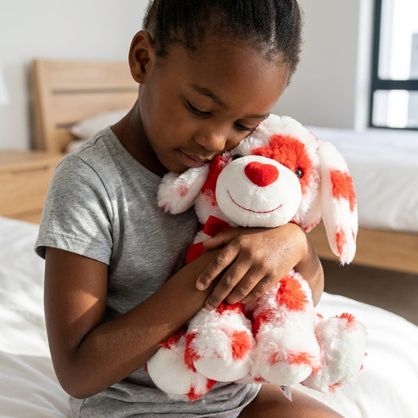 Cuddly Heart Dog Plush 20cm for Gifts