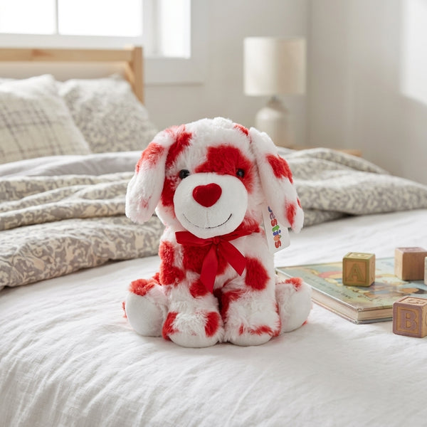 Cuddly Heart Dog Plush 20cm for Gifts