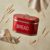 Metal Powder Coated Iron Bread Box with Kitchen Canisters