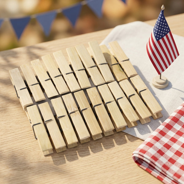 Eco-Friendly Wooden Clothes Pegs (240 packs)