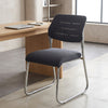 Ergonomic Stackable Office Visitor Chair with Steel Legs