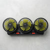 Car Cooling Fan with Dual Head Rotatable Adjustment