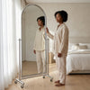 Portable Full Body Mirror with Wheels