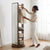Multifunction Wooden Rotating Mirror Rack