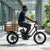 20 Inch Fat Tyre Electric Cargo Bike 350W With Cargo Racks
