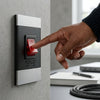 Illuminated Red Lens Rocker Switch for Compatible Stoves