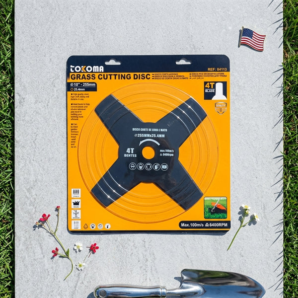 4-Tooth Grass Cutting Blade
