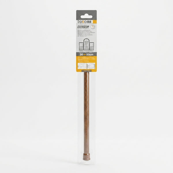 Adjustable Wood Grain Curtain Rod