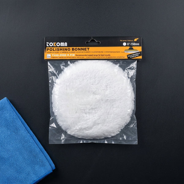 180mm Wool Polishing Bonnet