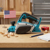 Electric Wood Planer with Adjustable Depth Control