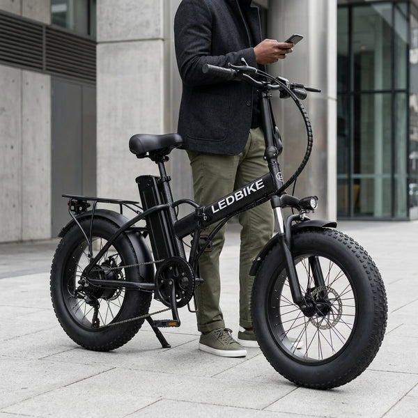 20 Inch Foldable Fat Tyre Electric Bike 48V 250W