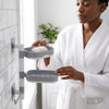 Wall Mounted Rotatable Draining Multi Layer Soap Rack