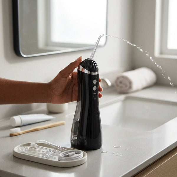 Portable IPX7 Waterproof Electric Oral Irrigator Flosser