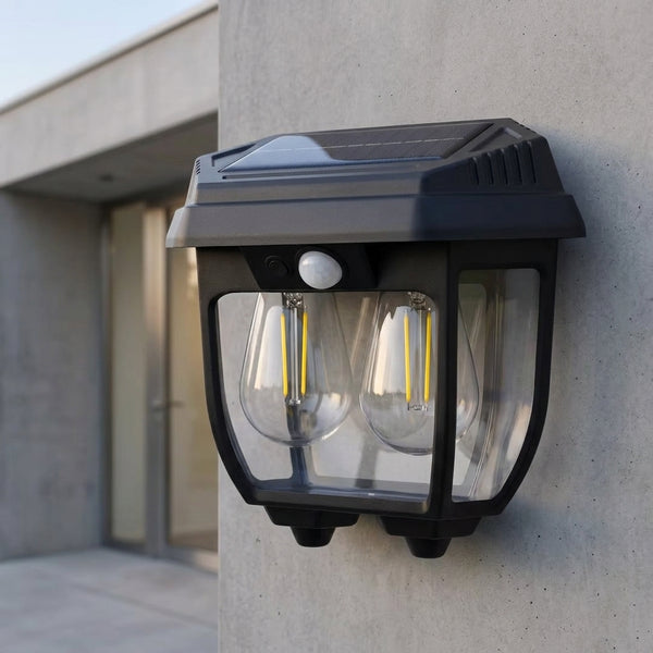 Outdoor Courtyard Solar Powered Wall Lamp