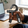 Adjustable Resistance Counting Hand Gripper