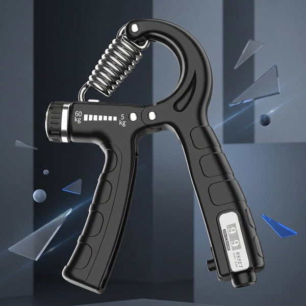 Adjustable Resistance Counting Hand Gripper