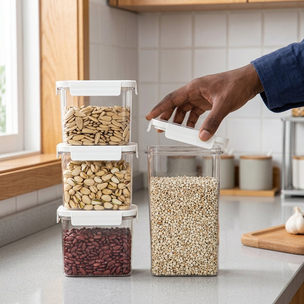 3 Pcs Storage Canister For Kitchen