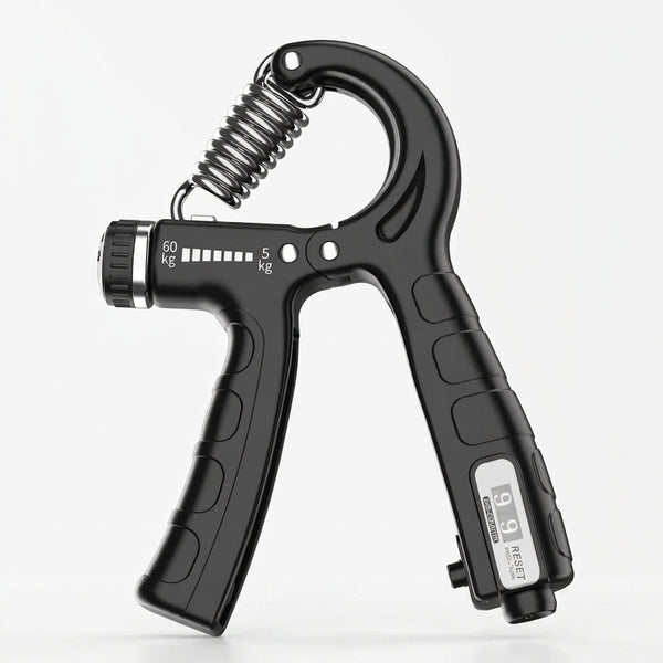 Adjustable Resistance Counting Hand Gripper