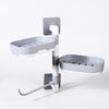Wall Mounted Rotatable Draining Multi Layer Soap Rack