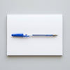 0.1 Semi-Gel Pen with Narrow Cap Blue - 12 pcs